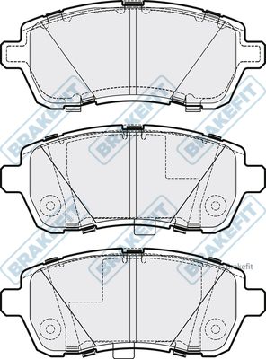 APEC BRAKING Piduriklotsi komplekt,ketaspidur PD3283